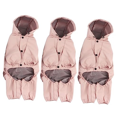 iplusmile 3st Regenmantel Für Haustiere Regenbekleidung Für Hunde Regenjacke Hund Regenmantel Welpen Mäntel Hunderegenmäntel Für X-große Hunde Tierkostüm Jackenstoff Großer Hund Atmungsaktiv von iplusmile