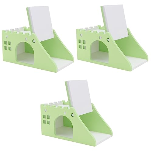 iplusmile 3 STK Little Pet Staircase Villa Rattenversteck Hamsterzubehör Für Hamster Hamsterhaus Hamsterhütte Hamsterhäuser Und Verstecke Hölzern Produkte Für Kleine Haustiere Mehrfarbig von iplusmile