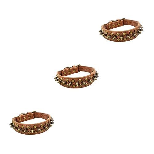 iplusmile Pet Supplies 3st Nietzange Haustierhalsband Niethalsband Für Haustiere Nieten Hundehalsband Haustier Hundehalsband Niethalsband Für Hunde Mittel Und Groß Seil Haustierbedarf von iplusmile