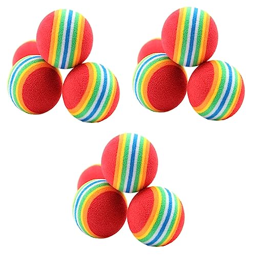 iplusmile 3 Sets Hundetrainingsspielzeug Interaktives Spielzeug Für Hunde Eva Rainbow Fetch Kauspielzeug Beißspielzeug Interaktives Haustierspielzeug 12 Stück * 3 von iplusmile