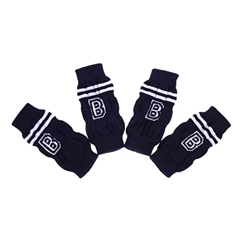 iplusmile Gemeinde 4 Stück Cartoon-socken Beinwärmer Für Katzen Kleine Hundesocken Gelenkschutz Für Hunde rutschfeste Hundesocken Dog Leg Support -leggings Der Hund Baumwolle Gamaschen von iplusmile