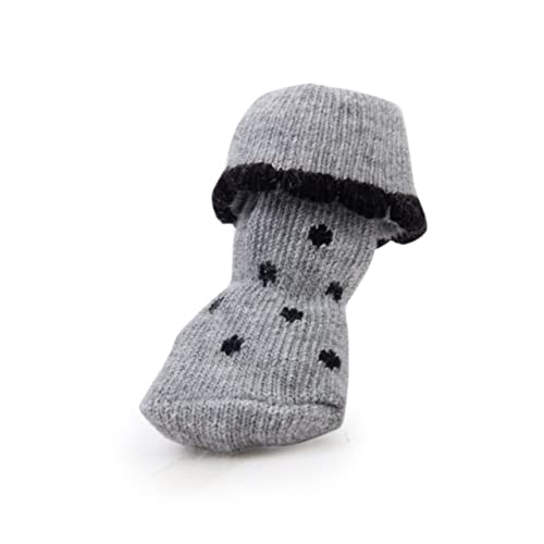 iplusmile Thermische Socken Sockenschuhe 4 Stück Hundesocken Katzensocken Keine Haustiersocken Hundesocken Anti-Drop-Baumwollsocken Baumwollsocken Für Haustiere rutschfeste Socken von iplusmile