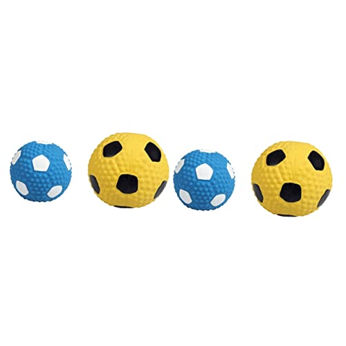 iplusmile Spielzeuge 4 Stück Kauspielzeug Für Hunde Quietschendes Gummi Welpen Quietschende Gummispielzeuge Soundspielzeug Für Hunde Hundetraining Singen Pet-Ball von iplusmile