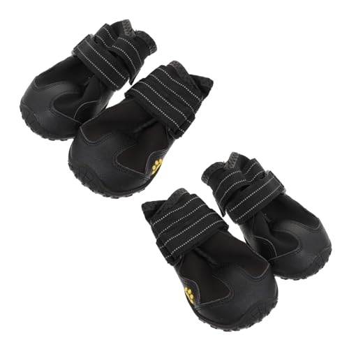 iplusmile Winter Hundeschuhe Für Hunde wasserdichte Anti Rutsch Schnee Boots Größe 6 Warme Pfotenschutzschuhe Für Haustiere von iplusmile