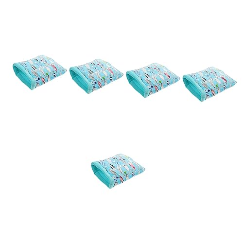 iplusmile 5st Schlafsack Für Hamster Hamsterschlafbett Igelkäfignest Bett Für Hamster Zubehör Für Meerschweinchen Rattennestbett Hamsterversteck Bettauskleidungen Baumwolle Weihnachten von iplusmile