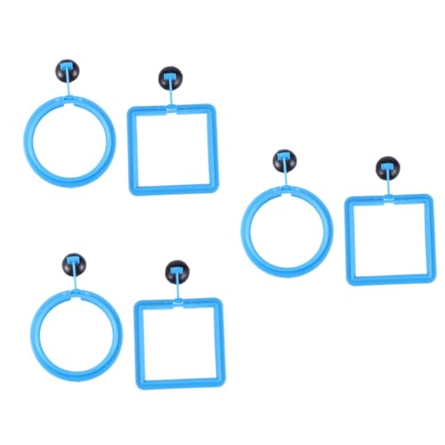 iplusmile 6 STK Schwimmender Essenskreis Fischfütterungsplatz Schwimmendes Essensquadrat Ringfeeder Für Aquarien Futter Runden von iplusmile