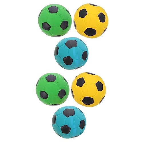 iplusmile 6 STK Haustier Spielzeug Fußball Gesundes Hundespielzeug Indoor-hundespielzeug Welpenspielzeug Bälle Für Hunde Hundefußball Hundekauer Hundekauen Hündchen Hundebedarf 7c von iplusmile