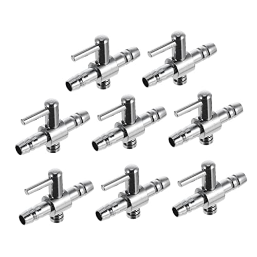 iplusmile 8 Stück Splitter Luftleitung Regler Stecker Aquarium Ventil Splitter Aquarium Ventil Verteiler Aquarium Luftventil Connectix Pumpenhebel Steuerventil Aquarium Aquarium Ventil von iplusmile