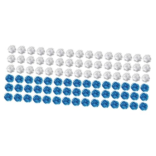 iplusmile 90 STK Glitzerkugel Als Katzenspielzeug Hundebälle Glitzerspielzeugbälle Katze Pom Pom Kugeln Katze Glitzerkugeln Kauspielzeug Katzenspielzeugbälle Funkeln Hundeball Haustier von iplusmile