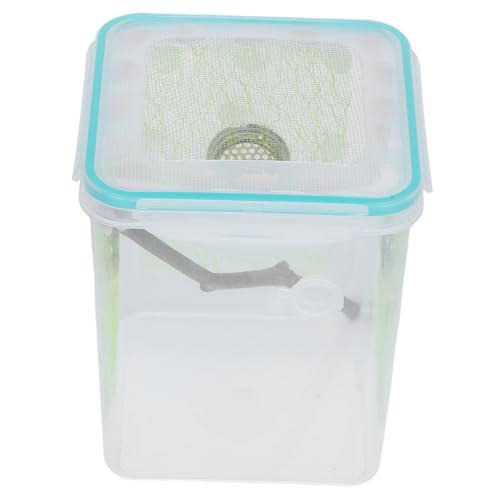 iplusmile Box Kleiner Futterhalter Fütterung Futterbehälter Spinnen Inkubator Praktischer Terrarium Lebensraum Inkubator Vogelspinnengehege Gecko Aquarium Reptilien Terrarium Mantis von iplusmile