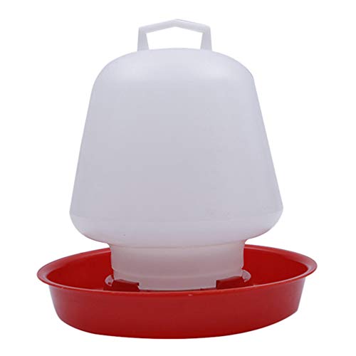 iplusmile Chicken Feeder Chicken Waterer Plastic Dome Waterer Water Container Automatic Chicken Water Cup Waterer Kit for Chicken Pigeon (12.5L) Chicken Water Feeder von iplusmile