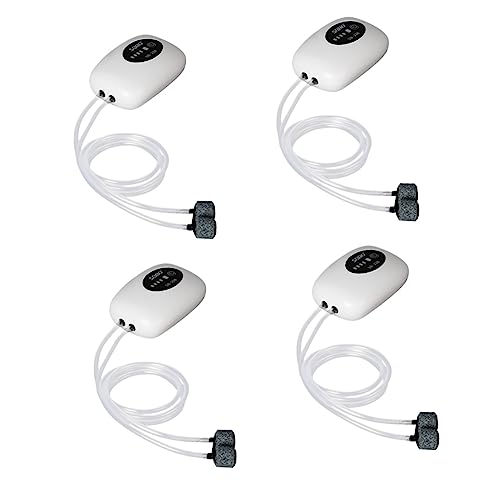 iplusmile Filter Pumpensets Für Aquarien USB Mit Luftlöchern Für Tankbelüfter Sauerstoffversorgung Auslasszubehör Verstellbares Ventil Blasen Angeln Dual-Belüftung Zubehör Für Aquarien von iplusmile