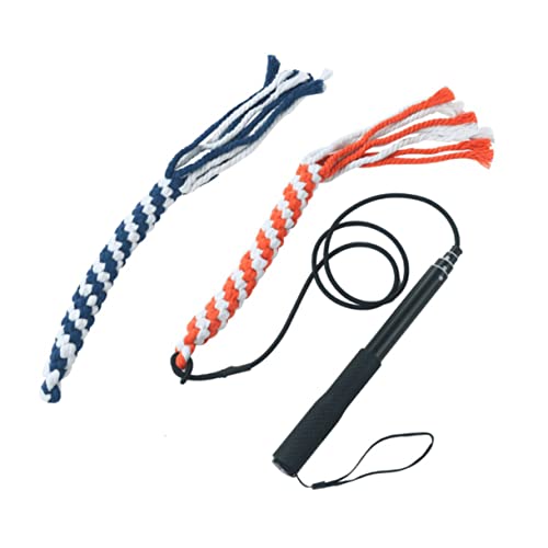 iplusmile Fleece Tether All Training Large Take Puppy Teaser Köder-Baumwoll-Kaustab Pole Tease Outdoor Chew Trainer Teasing Zauberstab Übungsspielzeug Spaß Hund Seil Raus Entwerfen Sie von iplusmile