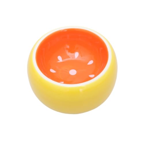 iplusmile Bowl-Feeder Geschirrspender Fressnapf für Haustiere Rutschfester Hund-Katzennapf Wassernapf für Kaninchen Obst Haustiernapf Futterautomat für Hamster Keramik Zubringer Futternapf von iplusmile