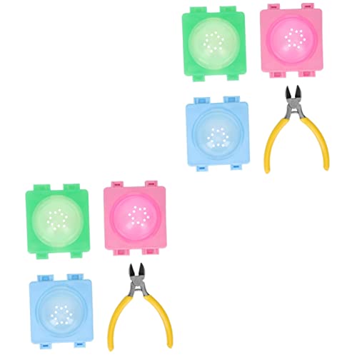 iplusmile Hamster-Accessoire 2 Sets Steckverbindung Hamster Platte Für DIY Multi Cage Interface Tunnelkappen Rohrkappe Stopper Stecker Haustier Externe Farbe Rohr Sortierte Montage von iplusmile