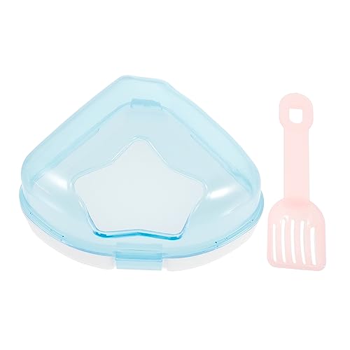 iplusmile Hamster-badewannen-Bidet Hamster-sandkasten Hamster Ecktoilette Hamster Villa Futternapf Für Meerschweinchen Chinchilla-Toilette Kleintier Toilette Hamsterbad Haustier Abs Geschirr von iplusmile