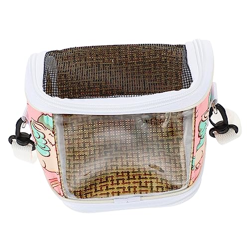 iplusmile Hamster Rucksack Tragerucksack für Meerschweinchen Rucksäcke für die Reise Handtasche Outdoor-Hamster-Tragetasche Tragetasche für Kleintiere Goldener Bär Kleine Tiere Hamstertasche von iplusmile