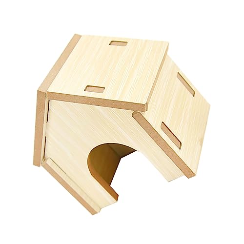 iplusmile Hamsternest Minispielzeug Hasenspielzeug Hasenspielzeug Aus Holz Hamsterversteck Aus Holz Versteck Für Hamster Spielzeug Trainieren Von Haustieren Versteckhaus Aus von iplusmile