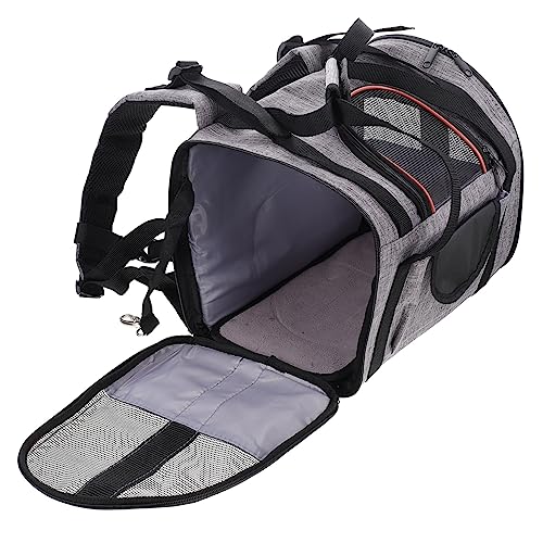 iplusmile Reiserucksack Für Haustiere Reisetasche Für Hunde Outdoor-Rucksack Für Katzen Zusammenklappbare Welpentrage Belüftete Katzentasche Reisen Tragetasche Hündchen Wasserdichtes PVC von iplusmile