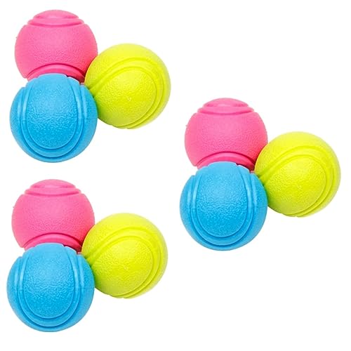 iplusmile Tennisball Katze Jugueten 3st Spielzeug Kaubälle Für Hunde Haustier Kauball Abs Ball Klein von iplusmile