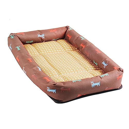 iplusmile Hundebett Matte Kühlmatte Für Welpen Chill Pad Für Hunde Weiches Hundebett Hundematratze Waschbares Hundebett Katze Bett Kissen Hundebox Matte Sommerhaustierbett Gemütlich Boxmatte von iplusmile