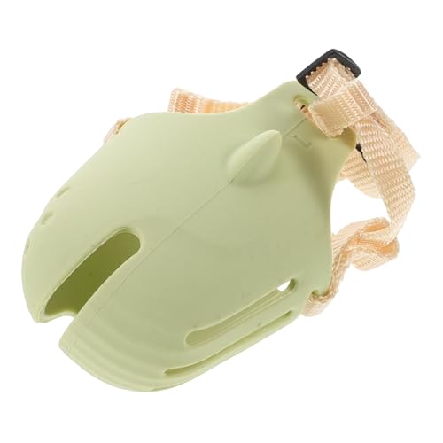 iplusmile Hundemaulkorb Hundemaulschutz Hund süßer Maulkorb Weicher Maulkorb für Hunde Korb Maulkorb Hundekörbchen Maulkorb Kleiner Maulkorb für Hunde zum Fellpflegen Sport Light Green von iplusmile