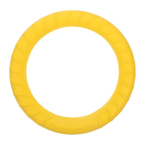 iplusmile Hundespielzeug Für Welpen Kauspielzeug Für Welpen Kauringe Für Welpen Hundekauen Welpenspielzeug Zum Zahnen Hundekauspielzeug Für Große Hunde Hundering Yellow von iplusmile