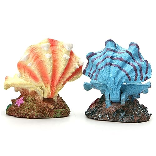 iplusmile Luftstein Für Aquarien Shell-luftsprudler Miniatur Zum Thema Harzschalendekor Sprudelpumpe Für Aquarien Muschelfigur Wassersprudler Fischglas- Gehäuse Aquarium Modell von iplusmile