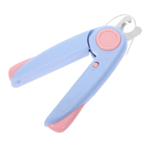 iplusmile Nagelschere für Haustiere Hundepflegeset Scharf Sensor Bagger Welpe Haustier nageltrimmer Haustier Nagelschere Nagelknipser Katze Nagelschneider für Katzen Katzennagel Sky-Blue von iplusmile