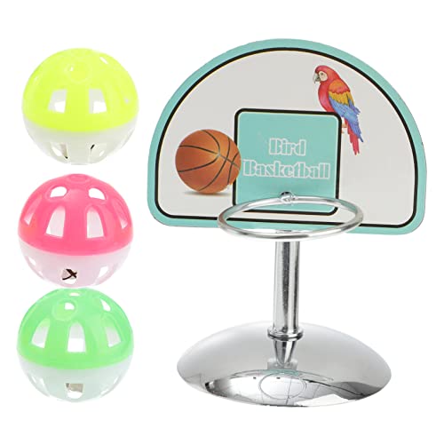 iplusmile Vogelspielzeug Papagei-Basketball-Spielzeug Für Ziervögel Papagei-Spielzeug Heller Reifen Zum Training Zufällige Farbe von iplusmile