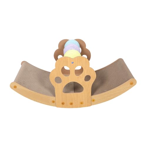 iplusmile Pet Boot Förmiges Schaukelbett mit Bunten Bällen All Season Katzenscratch Lounge Kätzchen und Spielbereich und Unterhaltsam für Haustiere iplusmile Pet Boot Förmiges Schaukelbett mit Bunten Bällen All Season Katzenscratch Lounge Kätzchen und Spielbereich und Unterhaltsam für Haustiere von iplusmile