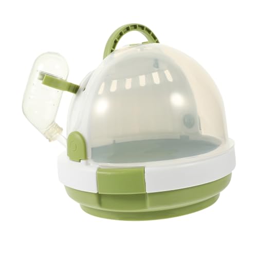 iplusmile Tragbarer Hamsterkäfig Rattenträger Haustierkäfig Hamster Tragetasche Transportkäfig Für Kleine Haustiere Hamsterfall Kleiner Hamsterkäfig Transparenter Hamsterkäfig Green Abs von iplusmile