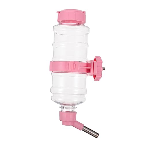 iplusmile 1stk Kaninchentrinker Spender Für Haustiere Automatische Wasserzufuhr Hasen-Accessoires Klein Käfig Wasser Flaschen Für Kaninchen Pp Wasserspender Der Hund Rosa von iplusmile