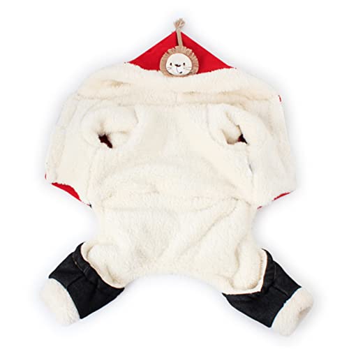 iplusmile Kleider Krippenkostüme Winterkleidung Welpen-weihnachtskostü Warme äntel Für Frauen Winter Wintermantel Für Kleine Hunde Hündchen-Weihnachts-Outfit Weihnachten Haustier-Outfit von iplusmile