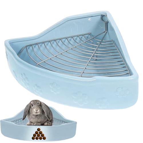 Eck-Katzentoilette - Pan Toilettenstreu-Eckbox | Dreieckiges Töpfchenzubehör für Chinchilla, Igel, Frettchen, Hamster Itrimaka von itrimaka