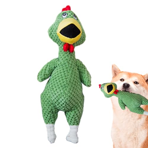 itrimaka Hühner-Hundespielzeug mit Quietscher, quietschendes Hühner-Hundespielzeug,Süßes Kauspielzeug für Hunde - Schreiendes Hühnerspielzeug für Hunde, Kauspielzeug für Molaren mit Quetschgeräusch, von itrimaka