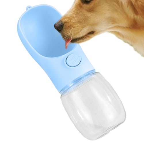 itrimaka Hundewasserflasche,Hundewasserflaschen zum Spazierengehen, 350 ml tragbarer Wasserspender für Haustiere, Hundewasserflaschenspender für Reisen, Spaziergänge, Wandern und Outdoor-Aktivitäten von itrimaka
