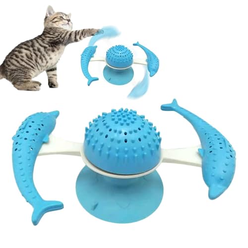 itrimaka Interaktives Katzenspielzeug, Katzen-Spinnerspielzeug, Sicheres Katzenspielzeug, interaktives Spielzeug, Funny Pet Supplies Slow Feeder für Tierkliniken, Tierhandlungen, Wohnzimmer von von itrimaka