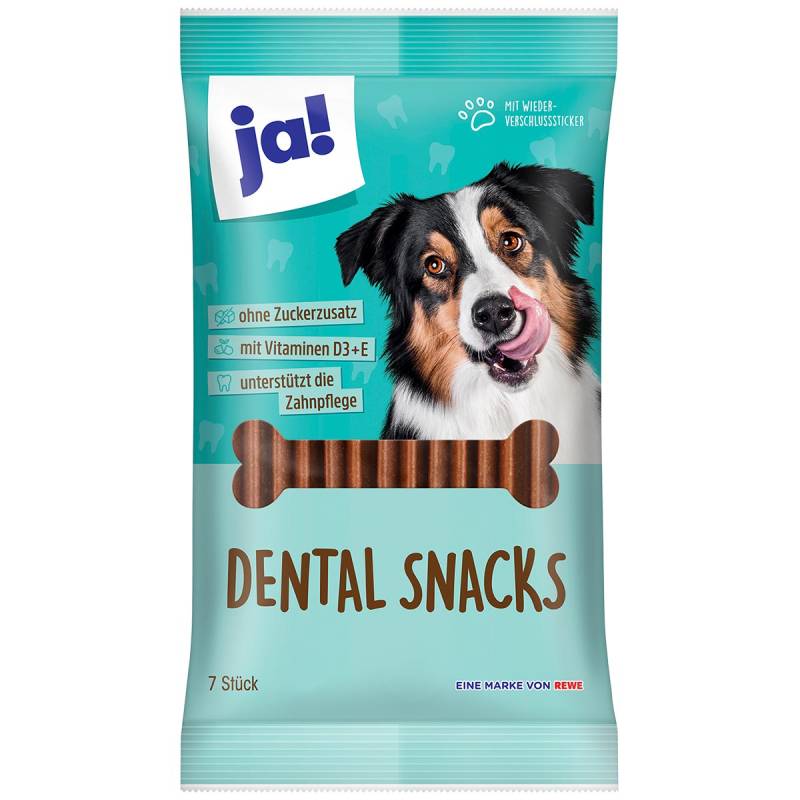 ja! Dental Snacks 10x7 Stück von ja