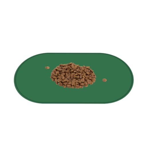 Hunde Futtermatte, Napfunterlage Silikon wasserdichte Haustierfutter Matte Hunde Platzmatten Katzen Futtermatte Haustiere Futtermatte Für Hund Und Katze, 54x29x1cm von jamgeery