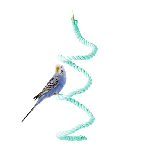 jamgeery Vogelkletterseil, Papageienseilbarsch,Flexibler Arasbarsch Stand für Cockatiel | Macaw Swing Ladder Bite-resistente Flexible Standstock jamgeery Vogelkletterseil, Papageienseilbarsch,Flexibler Arasbarsch Stand für Cockatiel | Macaw Swing Ladder Bite-resistente Flexible Standstock von jamgeery