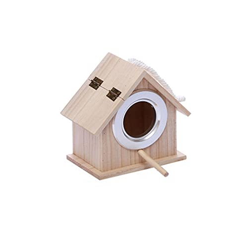 jbshop Vogelkäfig Outdoor Bird's Nest Papageizuchtbox Aviary House Sparrow Tiger Skin Myna Kleiner Vogelkäfighaus kann aufgehängt Werden Papageienkäfig (Size : Medium) von jbshop