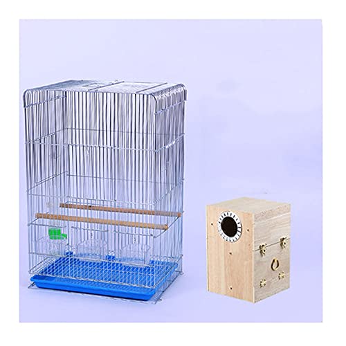 jbshop Vogelkäfig Plattierungsprozess Vogelkäfig Große Tiger Haut Pfingstroy Cockatiel Vogelkäfig Zierzuchtkäfig Für Fliegende Haustiere, Finken Papageienkäfig (Color : D) von jbshop