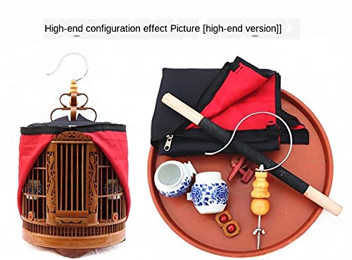 jbshop Vogelkäfig Vogelkäfig Vogelkäfig Große voller Set von dedizierten Haushaltsboutique Handgemachter Alter Retro- Vogelkäfig Papageienkäfig (Color : 33CM SetA2) von jbshop