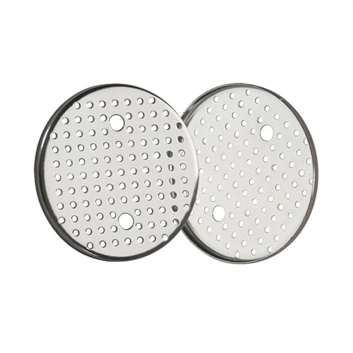 2 x leicht zu reinigender Kaffeefilter, Kaffeemaschinengriff-Filterplatte, Filtersieb, Rückspülfilter für Espressomaschinen von jdstty