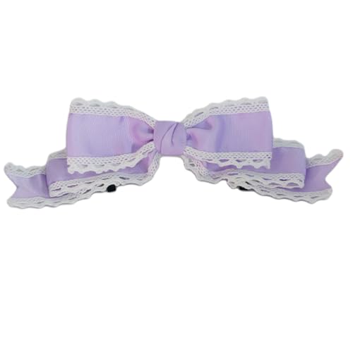 Anime Maid Bowknot Haarspange Für Mädchen LolitaStyle Band Spitze Haarspange ComicShow Haarnadel Maskerade Haardekoration von jdstty