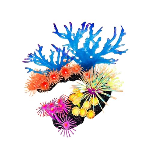 jdstty Aquarien Versenkbare Dekorationen Sichere Unterwasserkorallen Aquariums Display Korallen Landschaftsbau Bodenpflanze Fischteich Ornament von jdstty