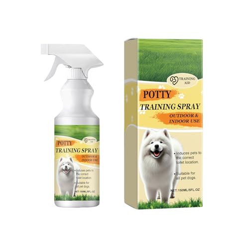 jdstty Daily Pet Töpfchentrainingssprays, 150 ml, große Kapazität, milde Extrakte für neue Haustierbesitzer und Verbesserung des Hundeverhaltens von jdstty