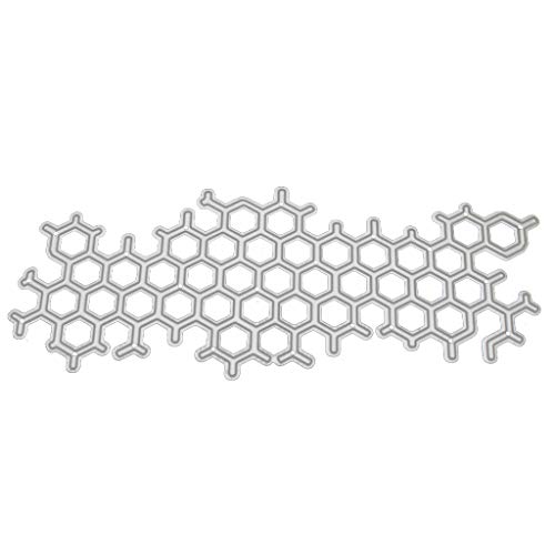 jdstty Spitzen-Stanzschablone, Karbonstahl, Prägeschablone, für Kartenherstellung, Fotoalbum, Dekoration von jdstty