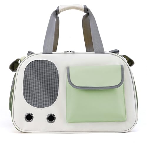 Praktische Katzentragetasche mit Netzfenster, atmungsaktive Outdoor-Katzentragetasche, Schultertasche für Reisen, Handtasche, Haustierbedarf von jebyltd
